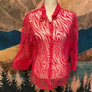 3/$20 Studio Works sheet button down size Large